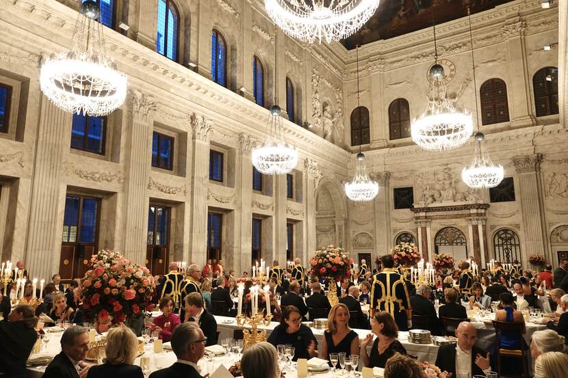 State banquet Koninklijk Paleis Amsterdam state visit Spain