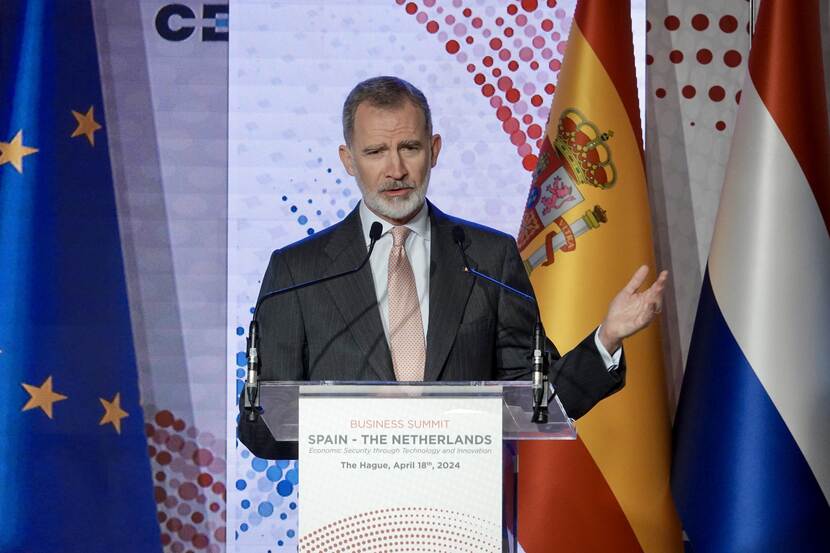 Speech King Felipe at Business Forum