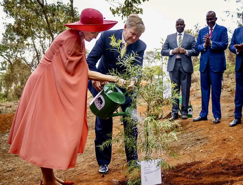 Tree-planting ceremony state visit Kenya