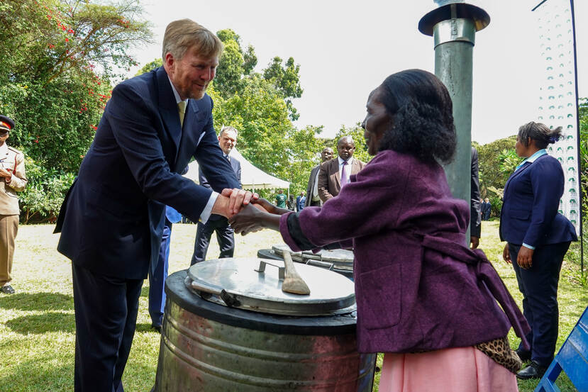 Tree-planting ceremony state visit Kenya