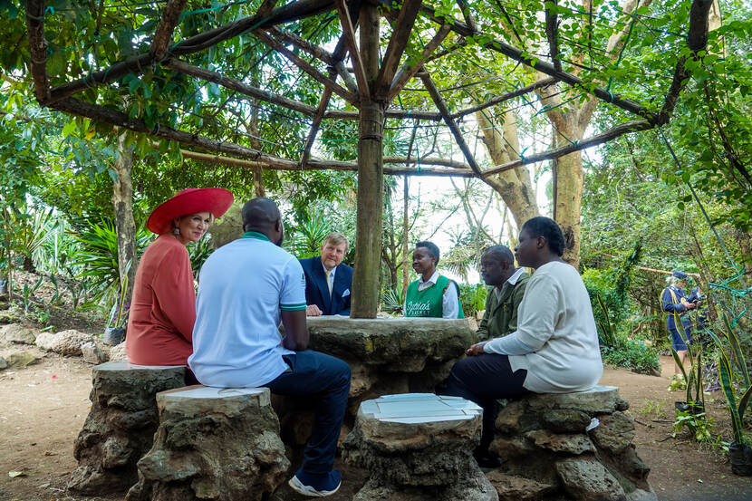 Tree-planting ceremony state visit Kenya