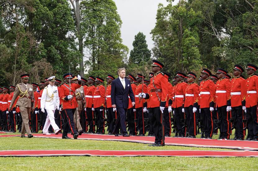 Welcome ceremony state visit Kenya