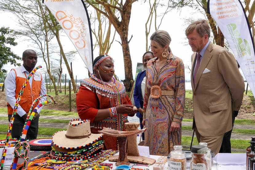 Climate carousel state visit Kenya