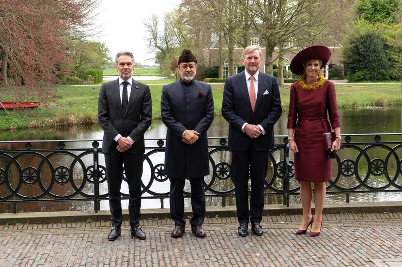 Government lunch state visit Sultan of Oman at Duivenoorde Castle