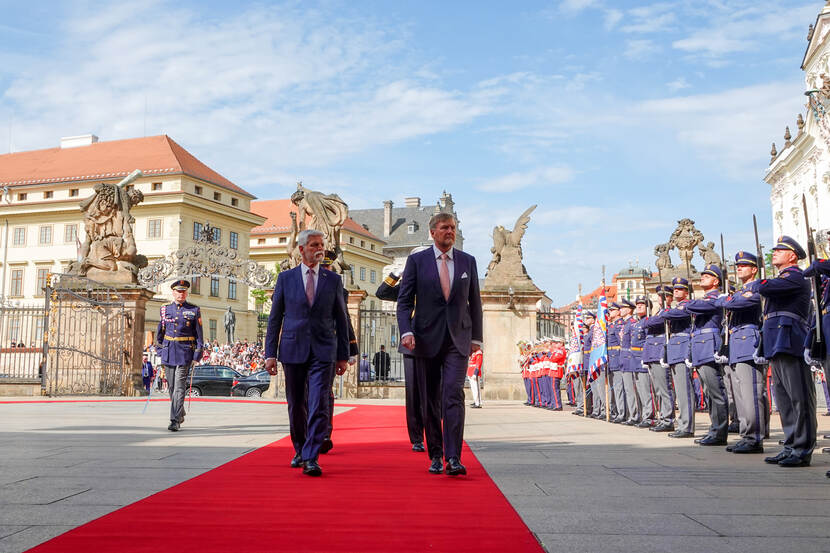 Welcome ceremony state visit Czech Republic