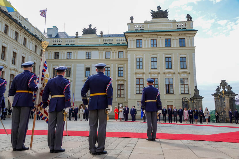 Welcome ceremony state visit Czech Republic