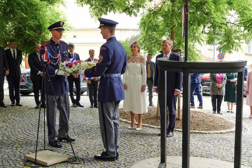 Wreath-laying state visit Czech Republic