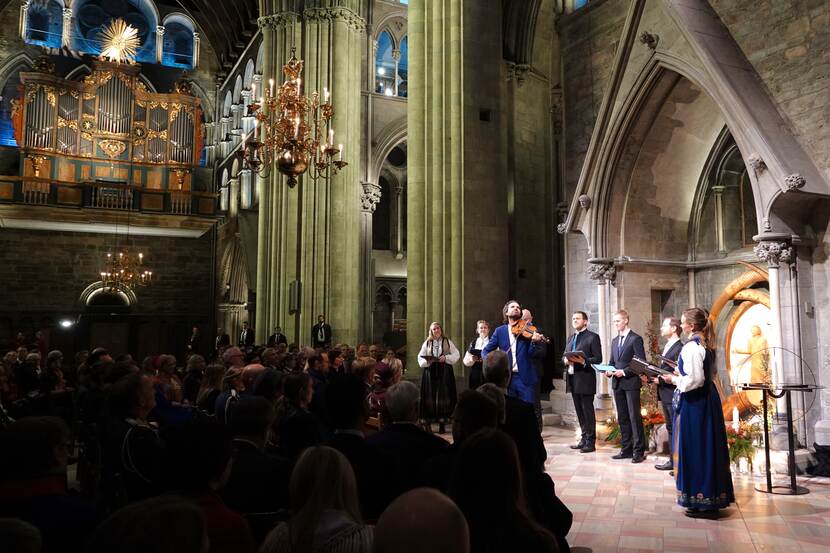 State visit Norway concert in cathedral