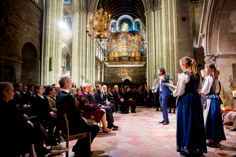 State visit Norway concert in cathedral