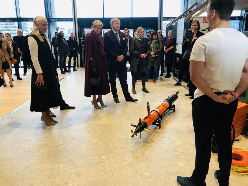 Royal Couple at Maritime Robotics.