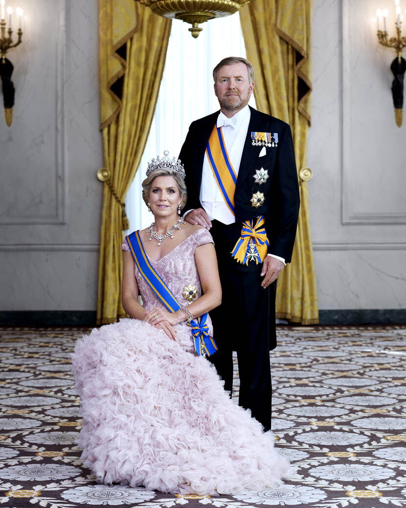 Official photograph King Willem-Alexander and Queen Máxima 2023